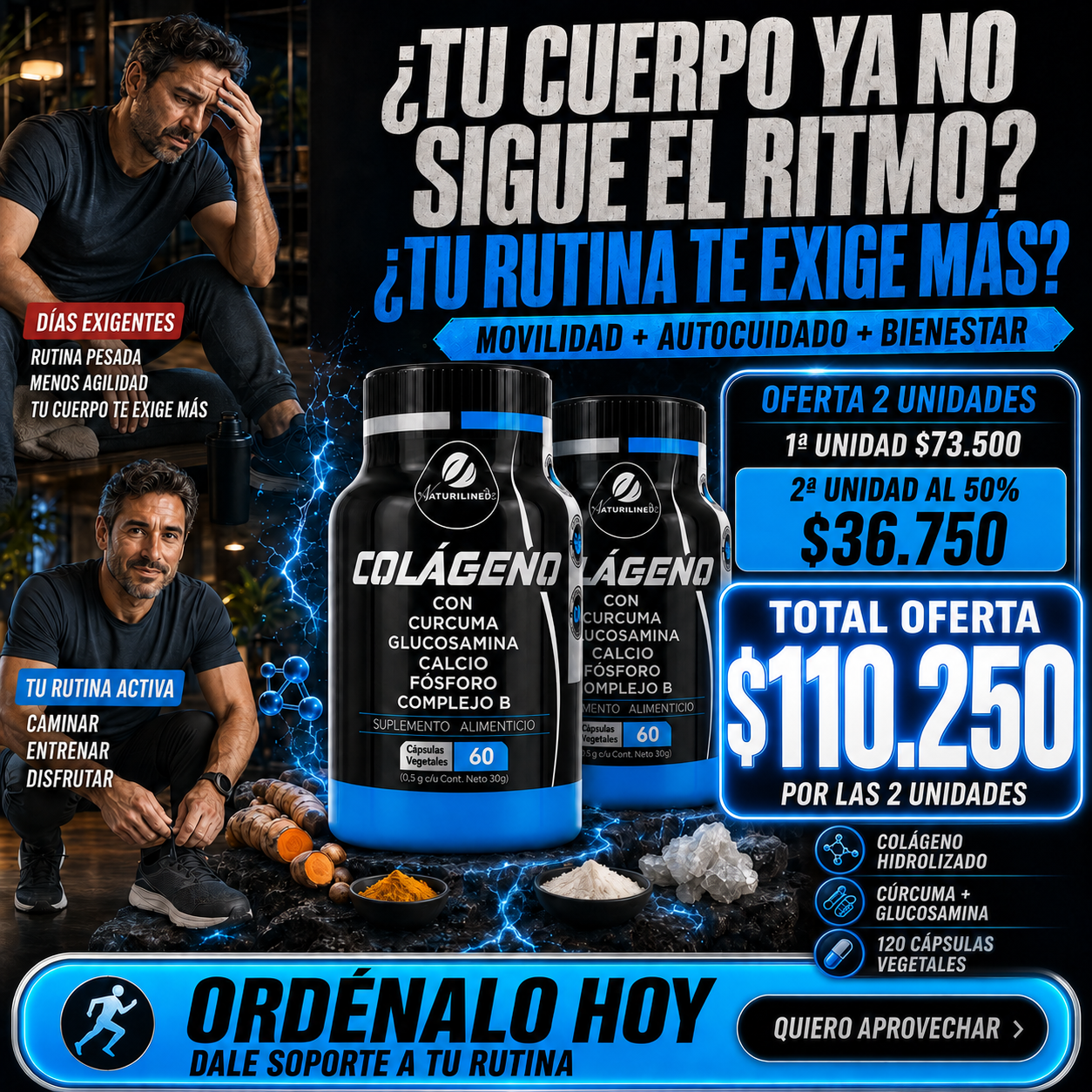 Colágeno con Cúrcuma - 2 unidades