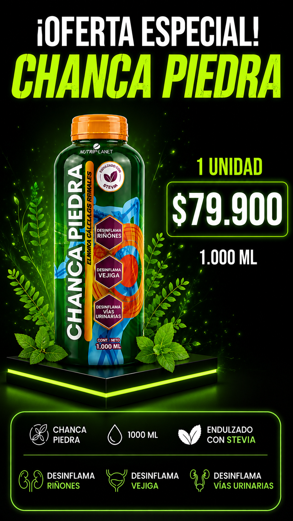 Oferta Chanca Piedra 1 unidad