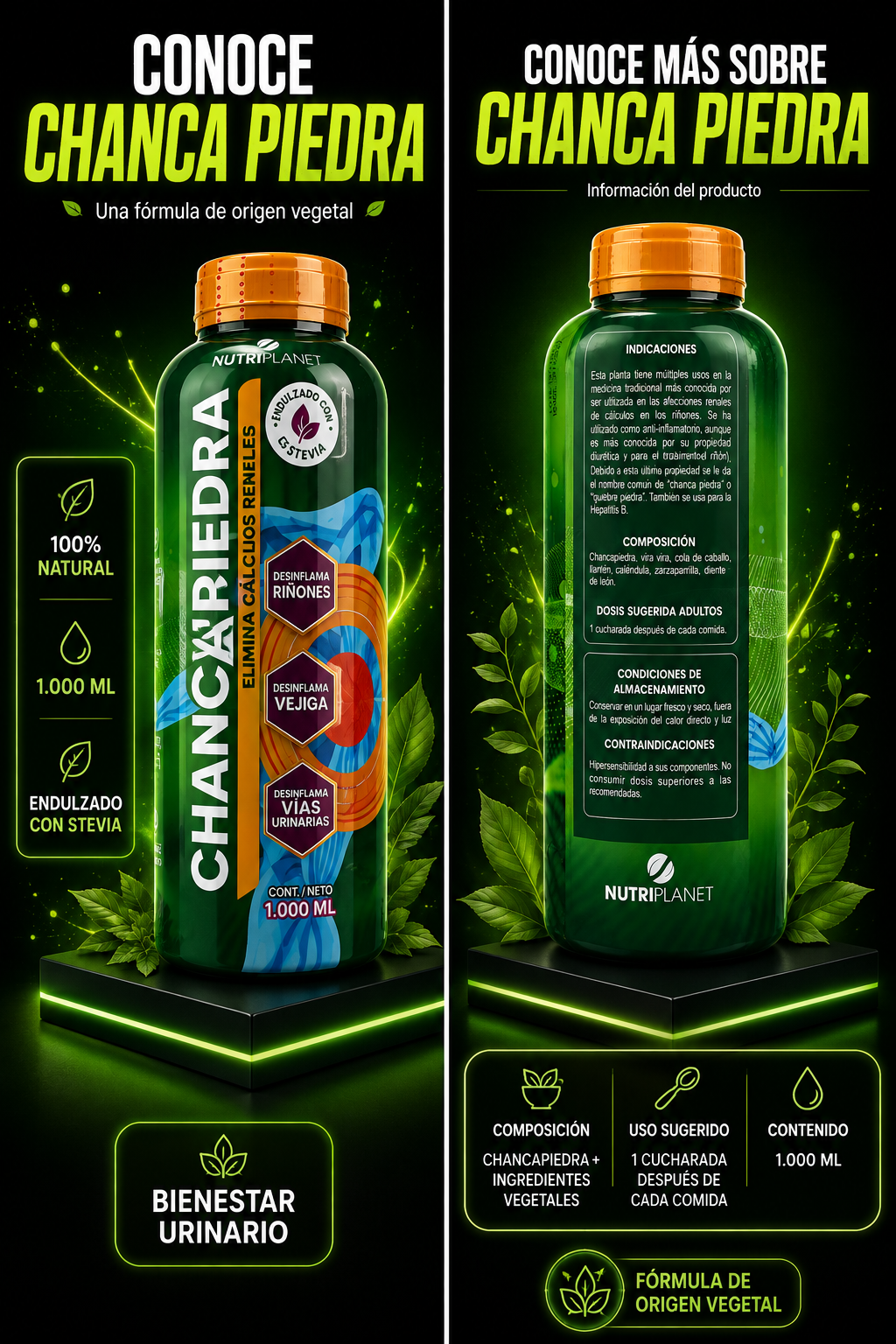 Información de Chanca Piedra NutriPlanet