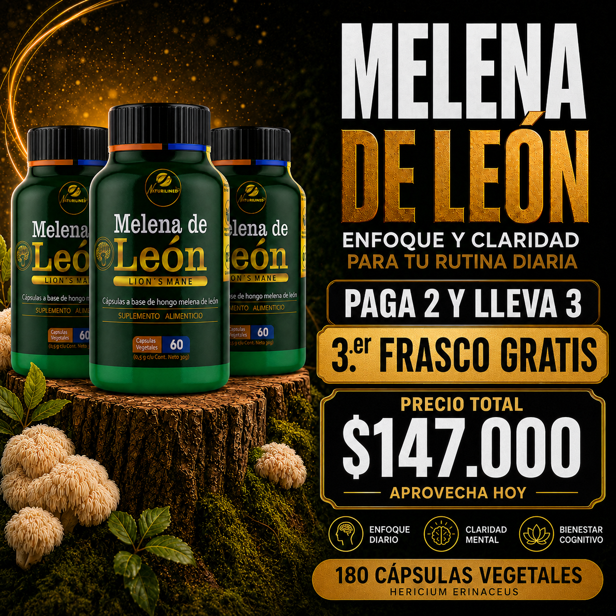 Melena de León paga 2 y lleva 3