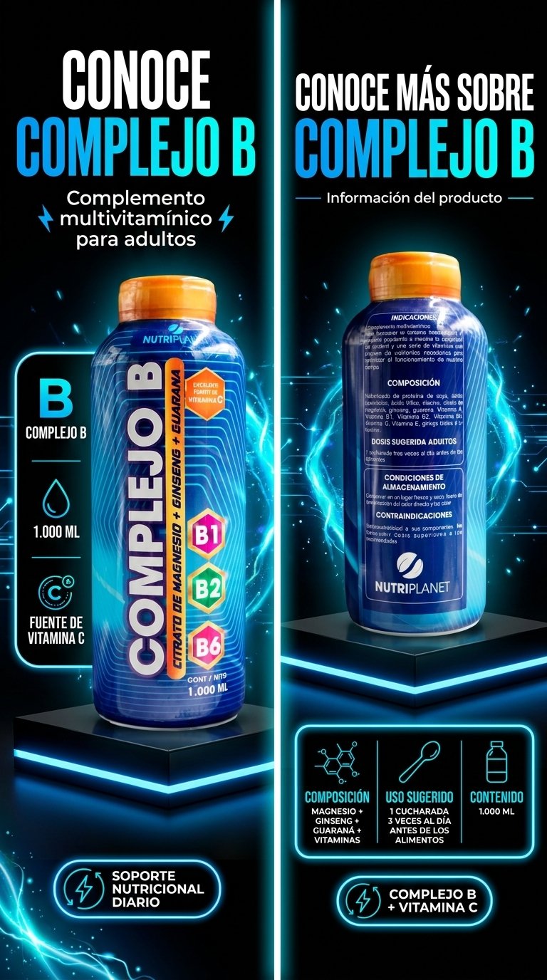 Información Complejo B Nutriplanet
