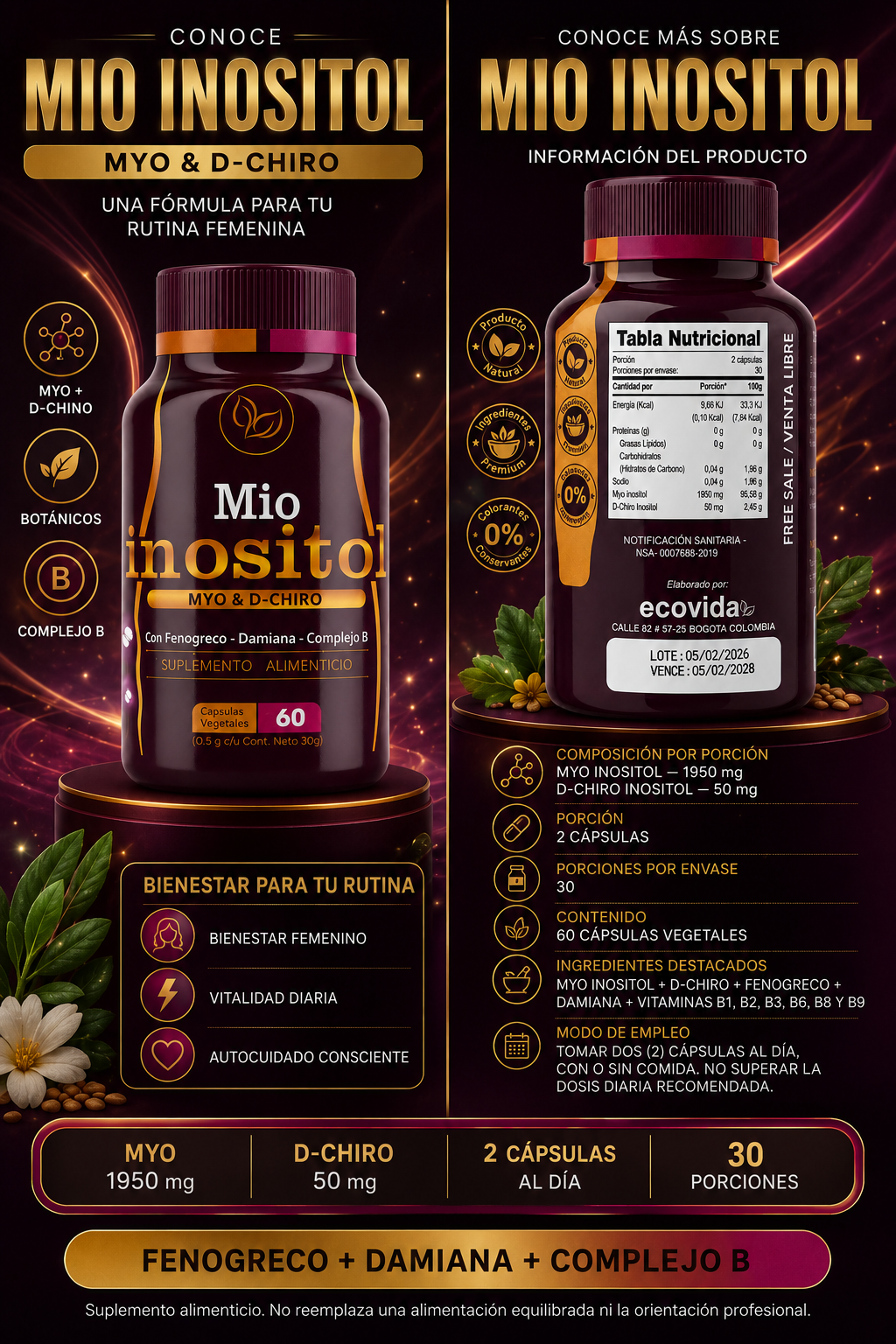 Información Mio Inositol