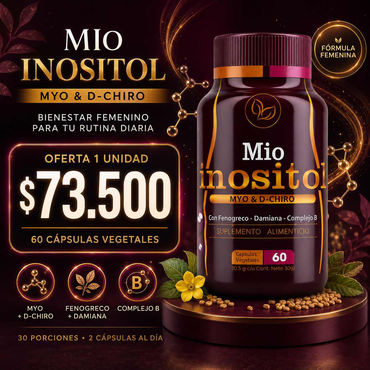Mio Inositol 1 unidad