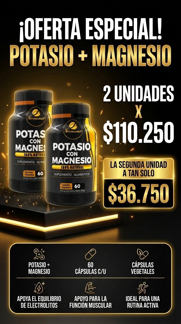 Oferta Potasio con Magnesio 2 unidades