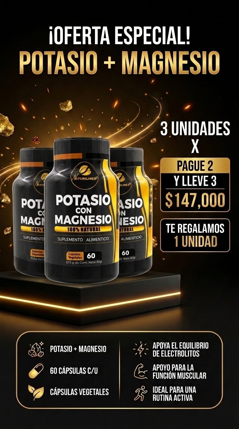 Oferta Potasio con Magnesio 3 unidades