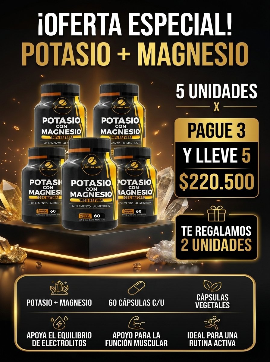Oferta Potasio con Magnesio 5 unidades