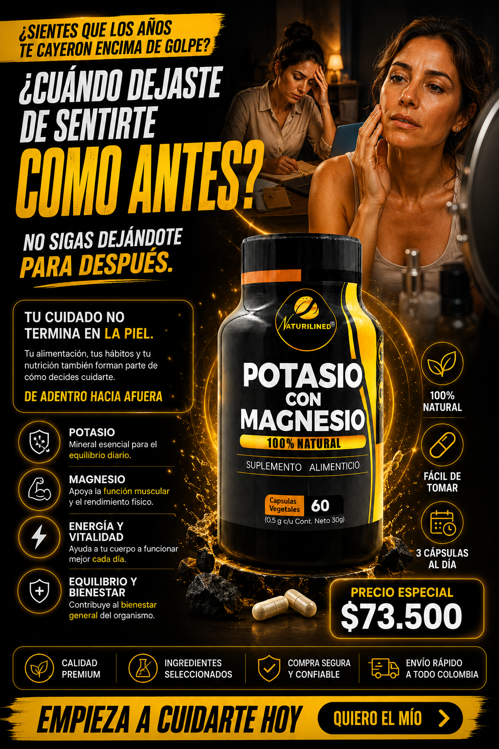 Potasio con Magnesio Naturilined