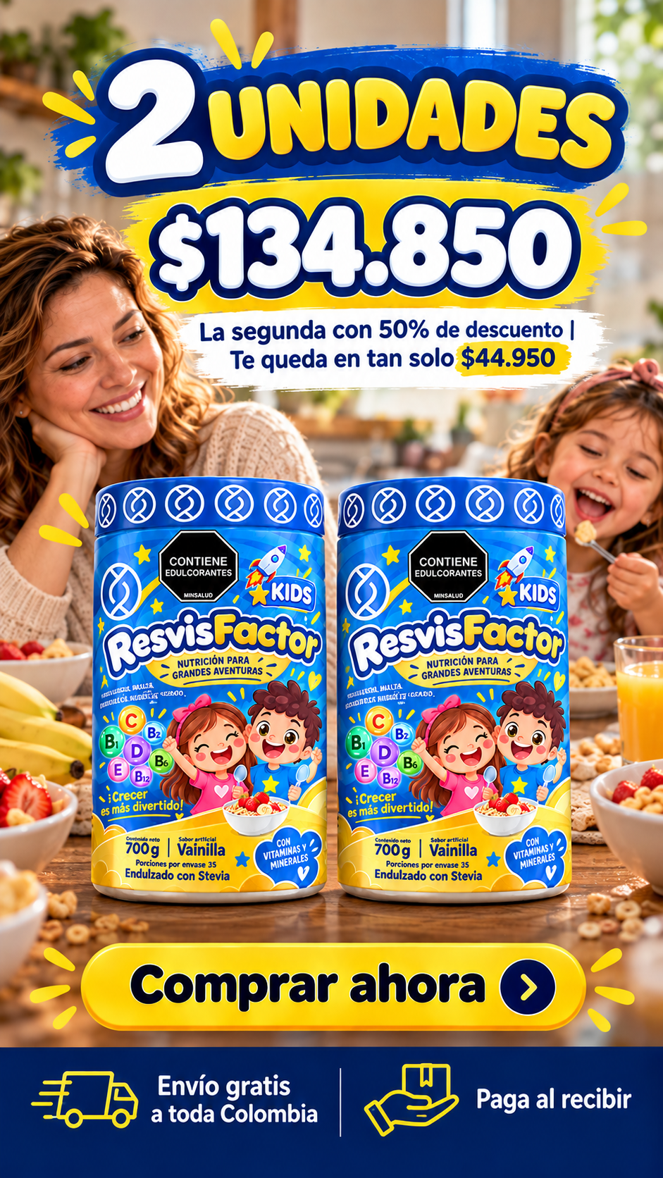 Oferta ResvisFactor Kids 2 unidades