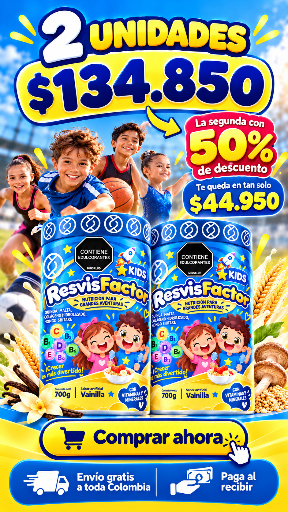 Oferta ResvisFactor Kids 2 unidades
