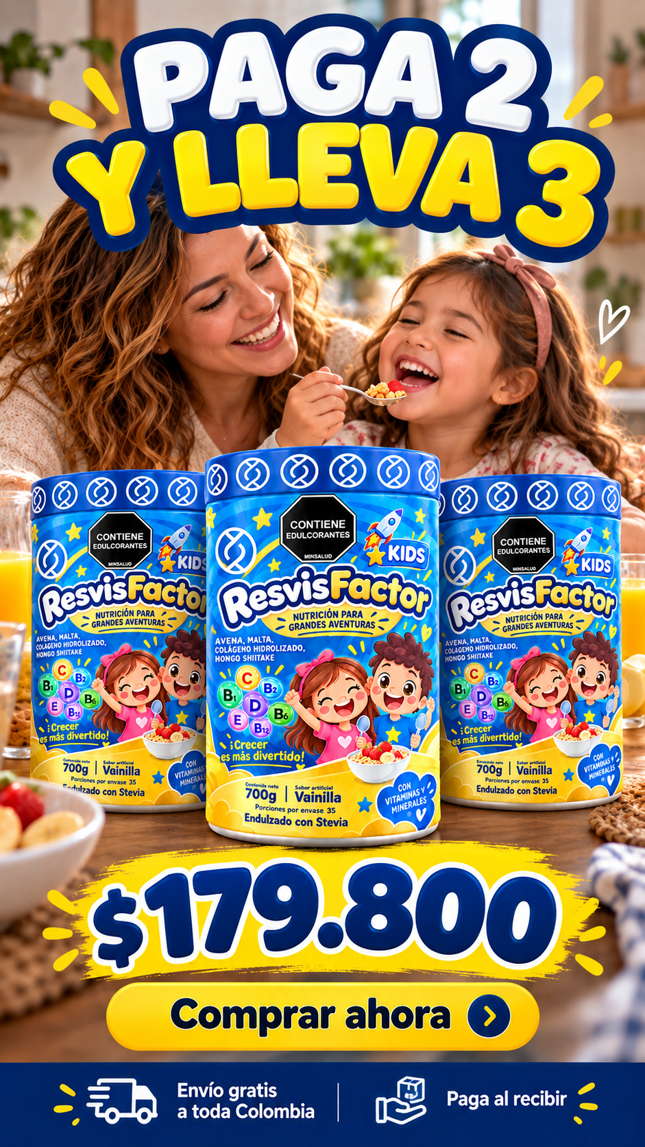 Oferta ResvisFactor Kids 3 unidades