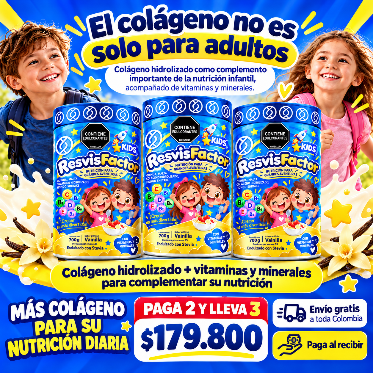 Oferta ResvisFactor Kids 3 unidades