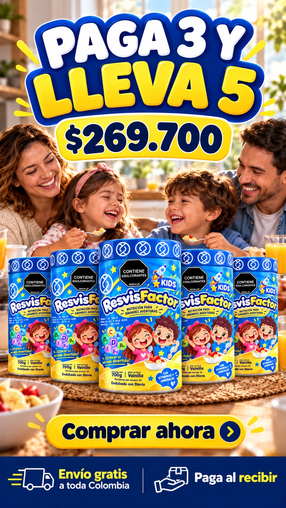 Oferta ResvisFactor Kids 5 unidades