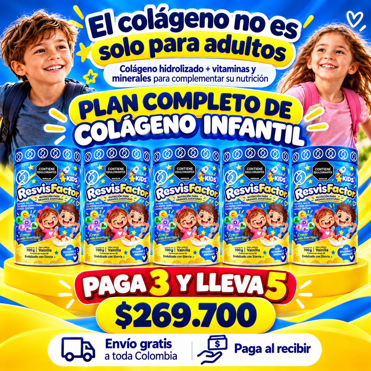 Oferta ResvisFactor Kids 5 unidades