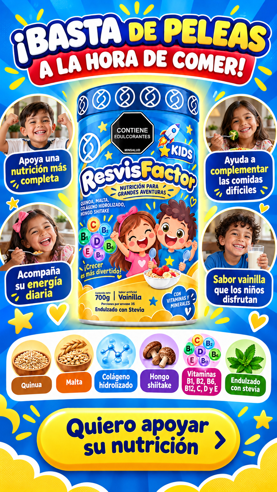 Beneficios de ResvisFactor Kids