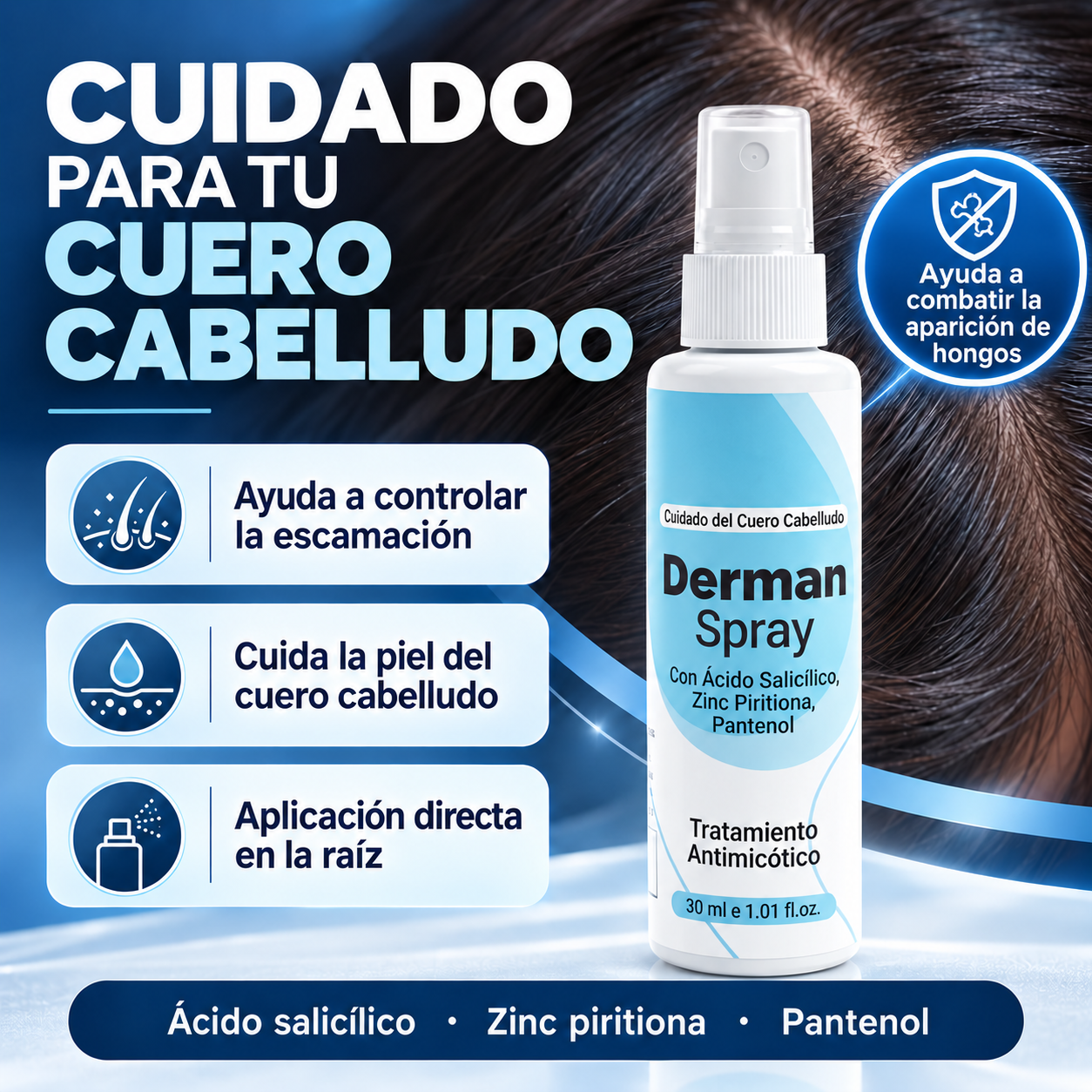 Beneficios de Derman Spray