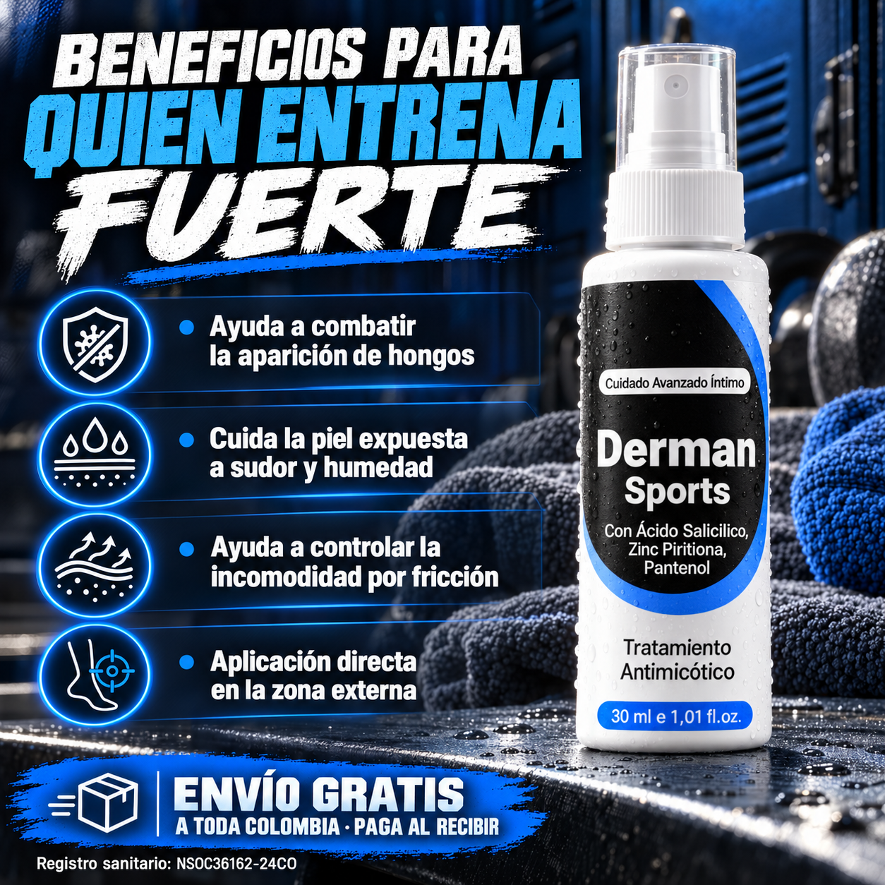 Beneficios de Derman Sports
