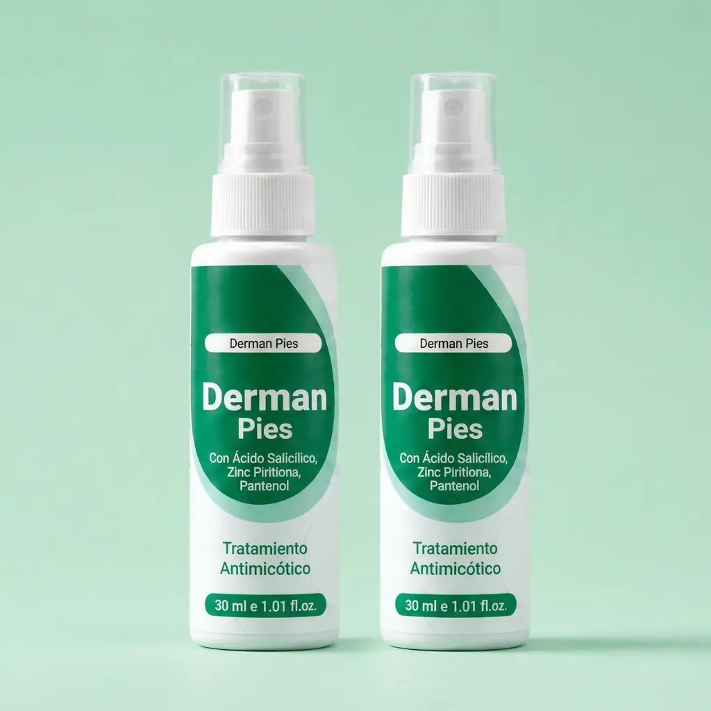 Dos frascos de Derman Pies