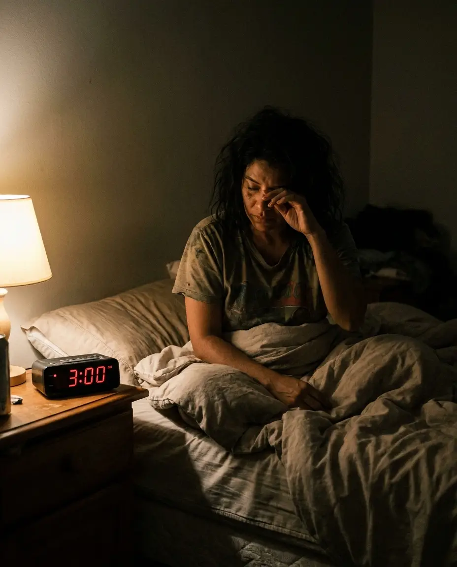 3 de la mañana y despierta