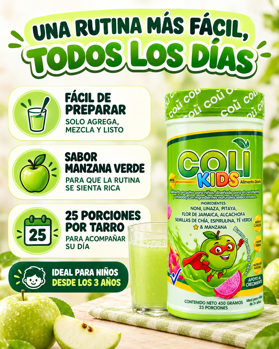 Beneficios de Coli Kids para la rutina del baño