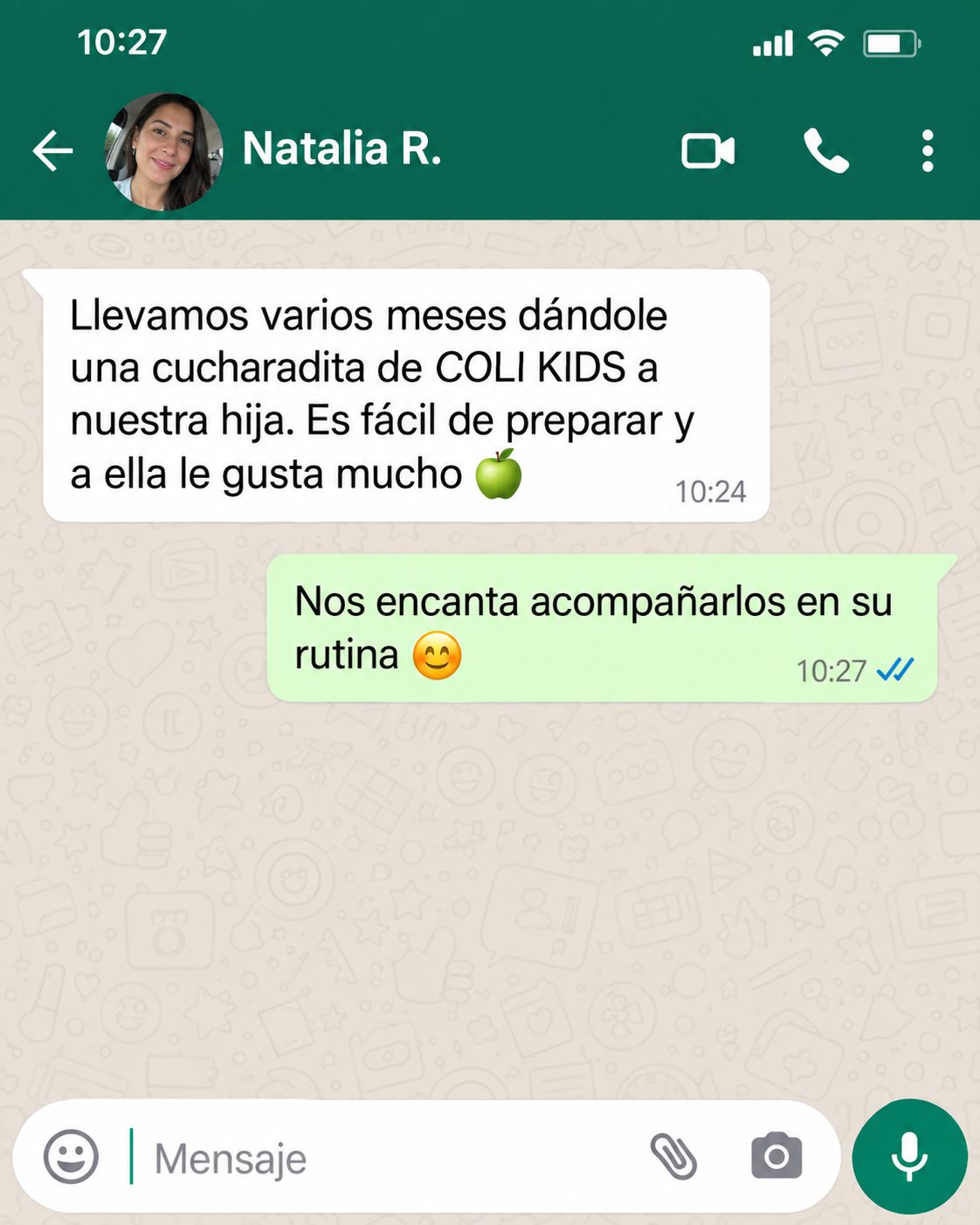 Testimonio de una mamá sobre Coli Kids