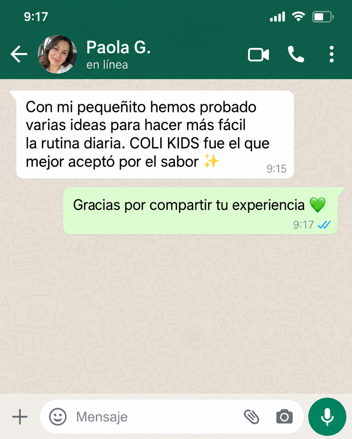 Testimonio de una mamá sobre Coli Kids