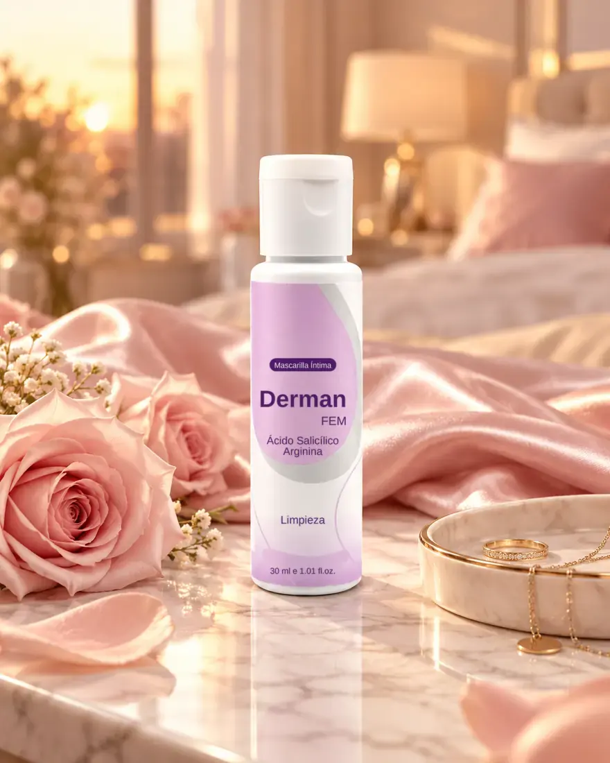 Derman Fem junto a rosas
